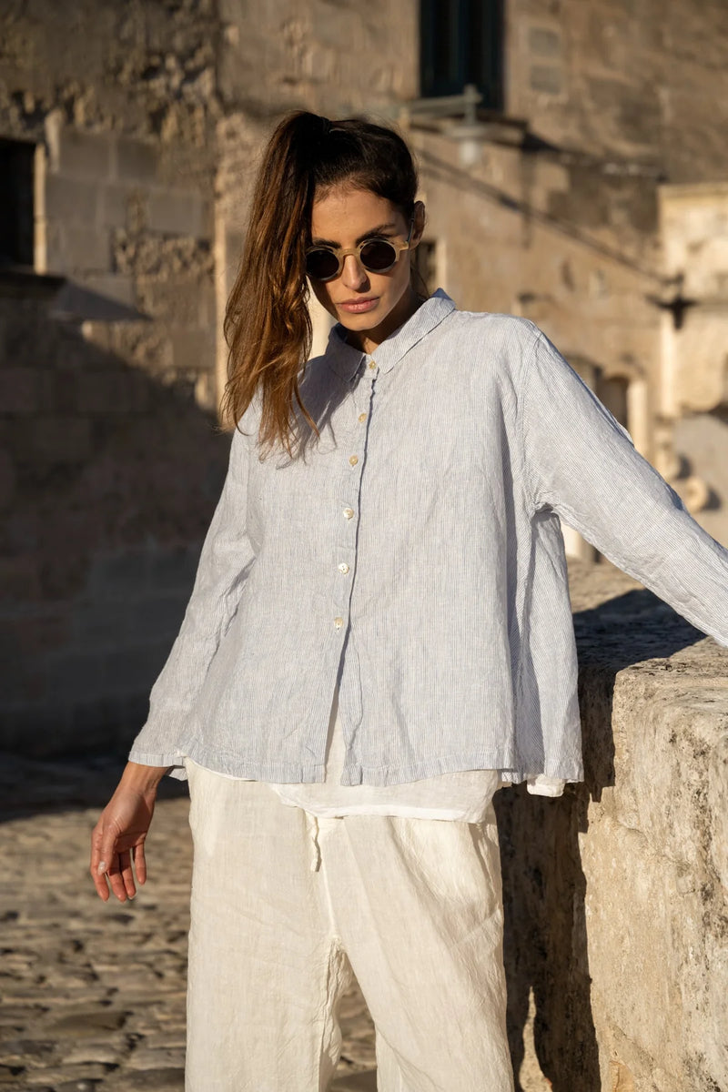 CHIARA PINSTRIPE SHIRT