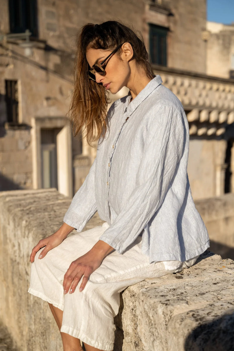 CHIARA PINSTRIPE SHIRT