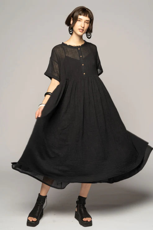 WATTLE GATHER DRESS