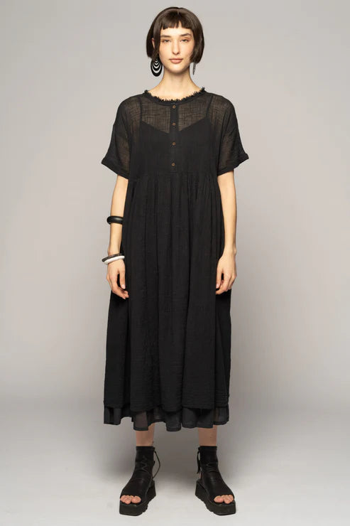 WATTLE GATHER DRESS