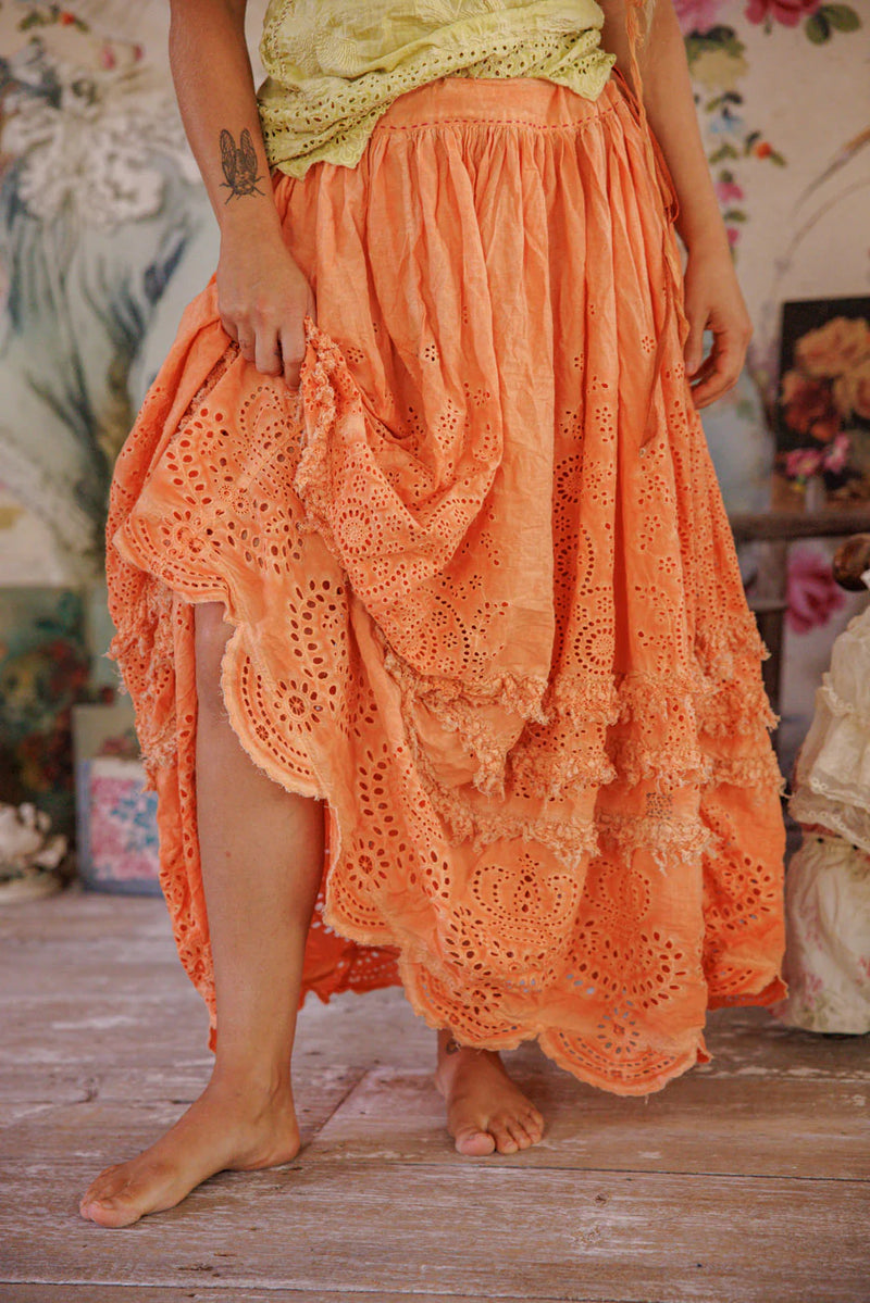 EYELET SKIRT