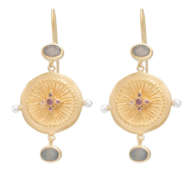 HAVELI LABRADORITE EARRINGS