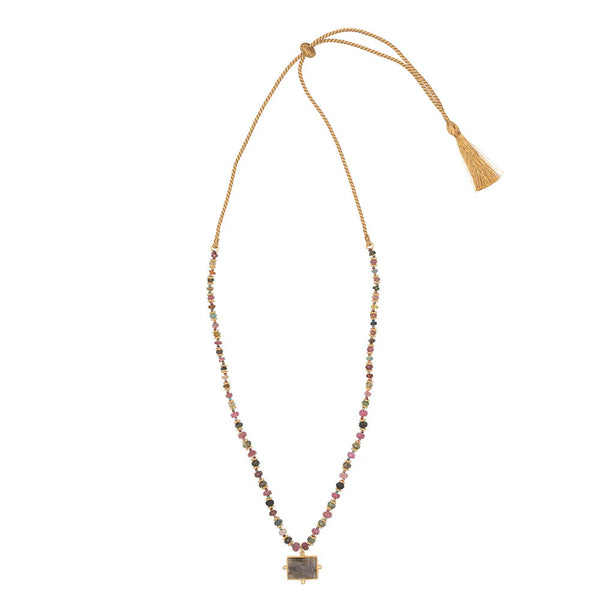 KASHBAH LABRADORITE NECKLACE