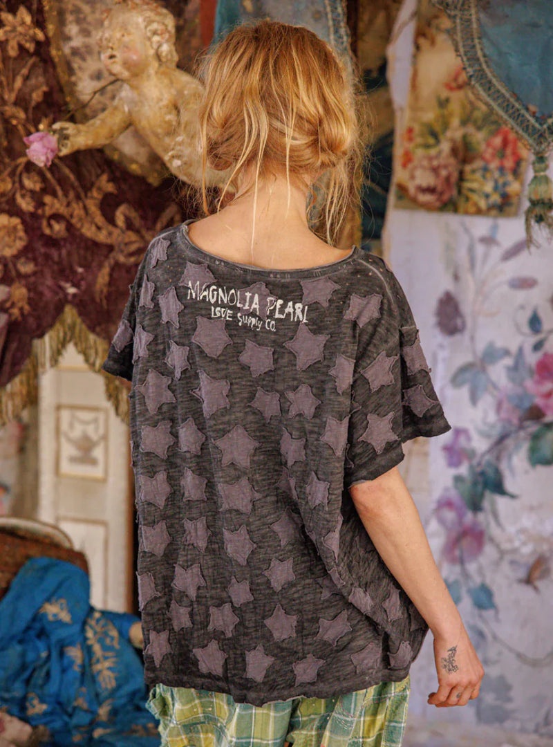 LITTLE STAR APPLIQUED TEE