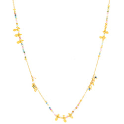 LONG GOLD TOURMALINE CHAIN