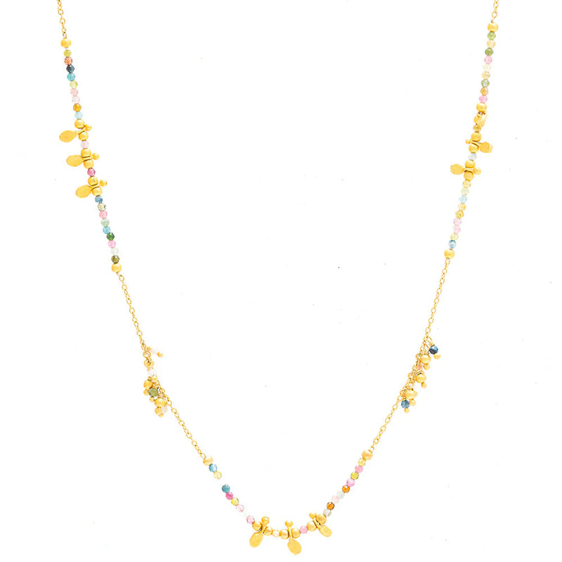 LONG GOLD TOURMALINE CHAIN