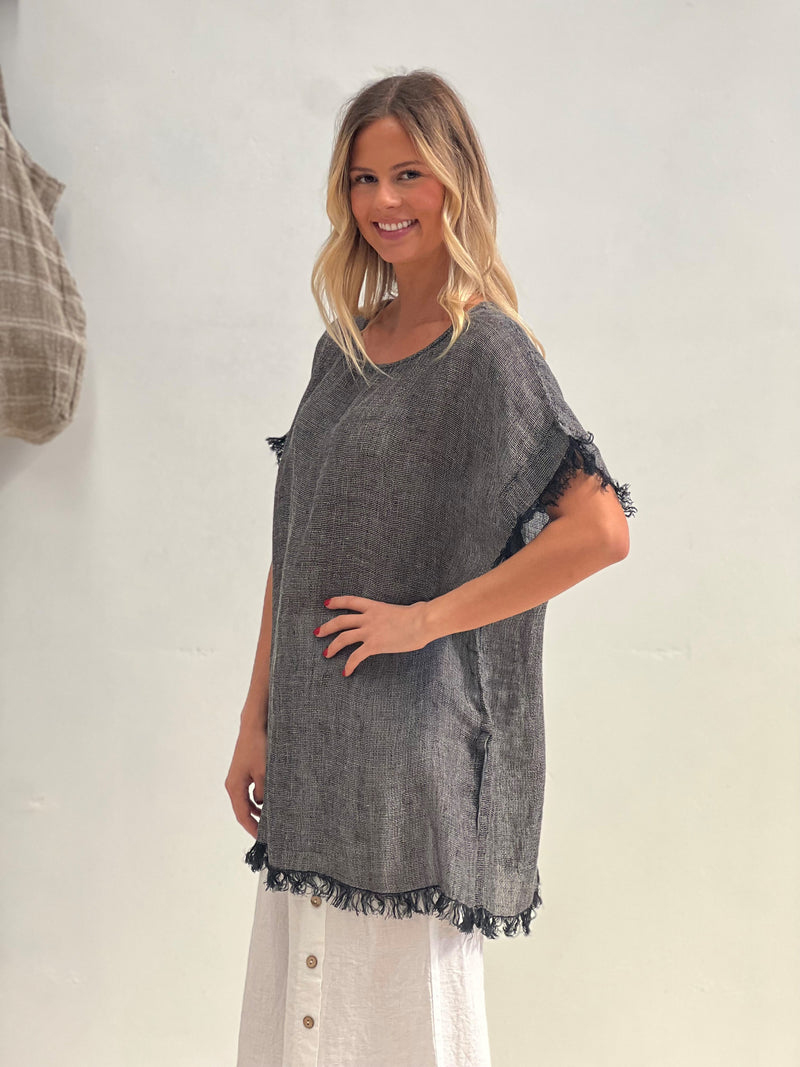 LUCIA FRINGED TOP