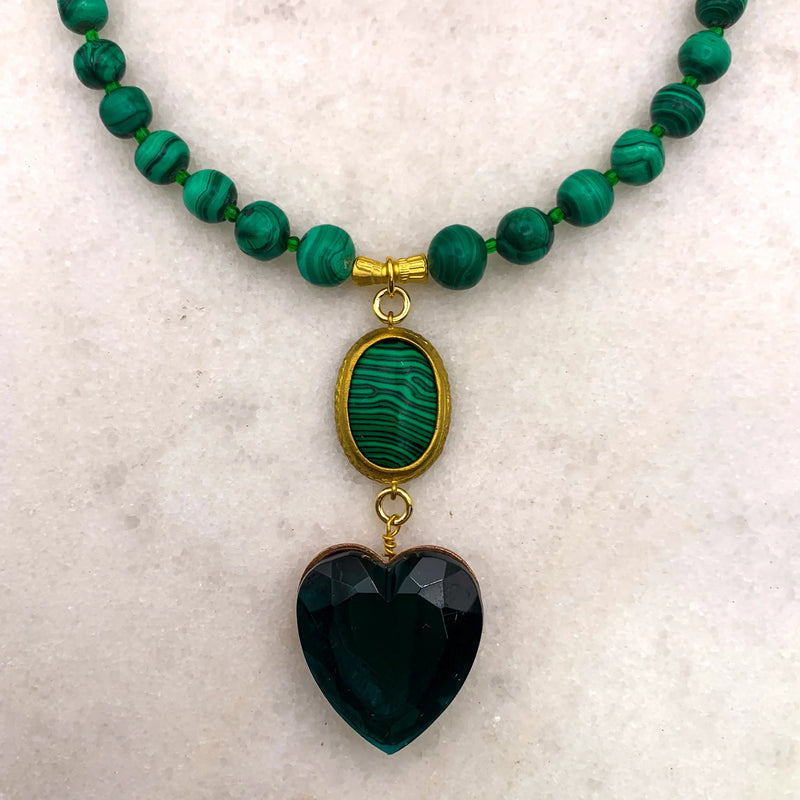 MALACHITE SPIRIT NECKLACE