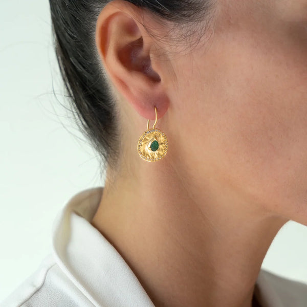 MAJORELLE AVENTURINE EARRINGS
