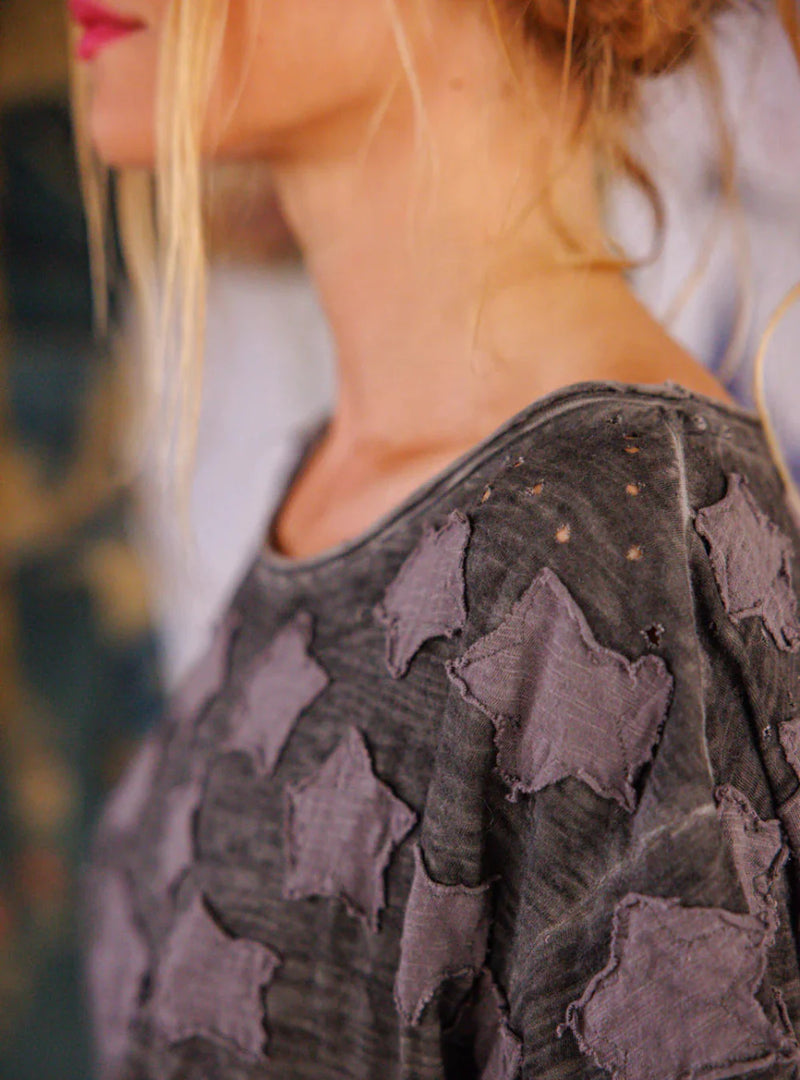 LITTLE STAR APPLIQUED TEE