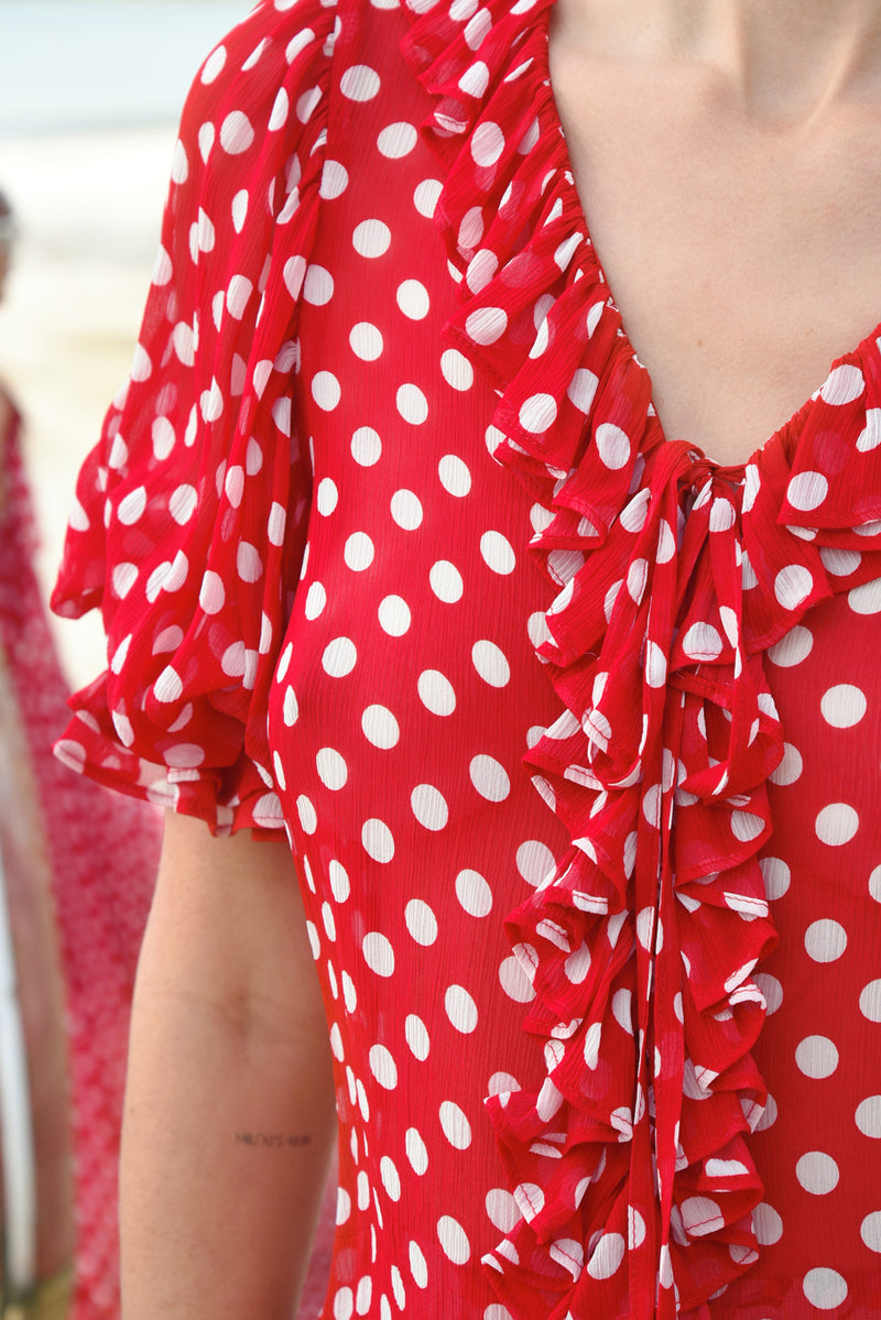 RUFFLE BLOUSE