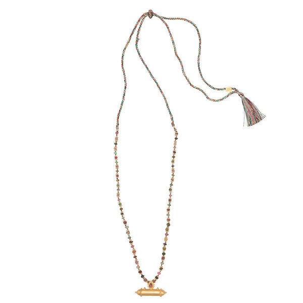TAJ TOURMALINE TALISMAN NECKLACE
