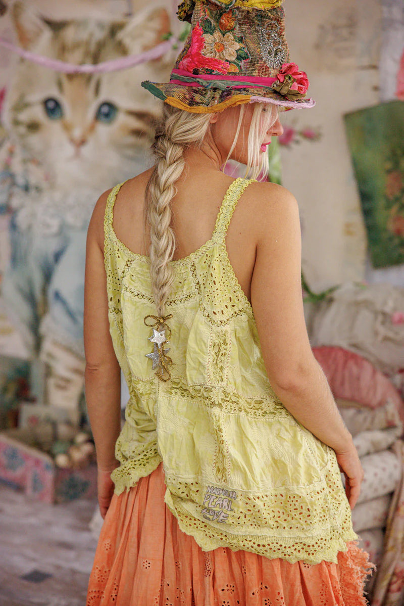 EYELET CLEMINTINE TANK