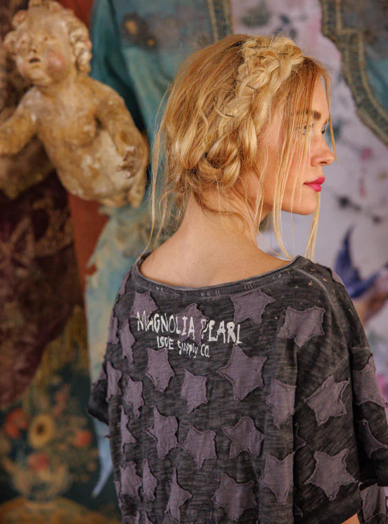 LITTLE STAR APPLIQUED TEE