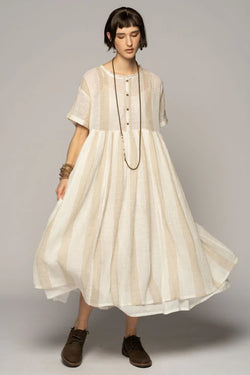 WATTLE GATHER DRESS