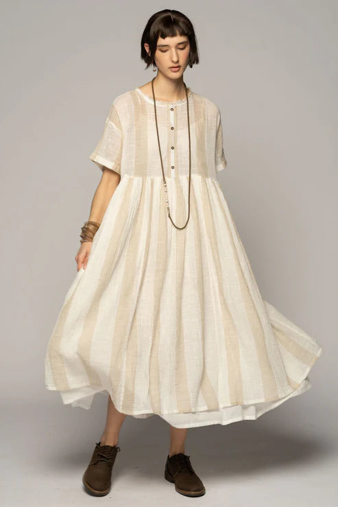 WATTLE GATHER DRESS