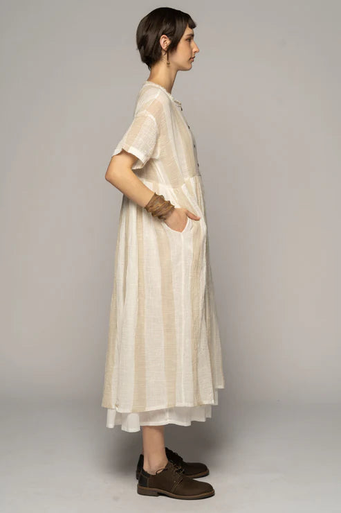 WATTLE GATHER DRESS