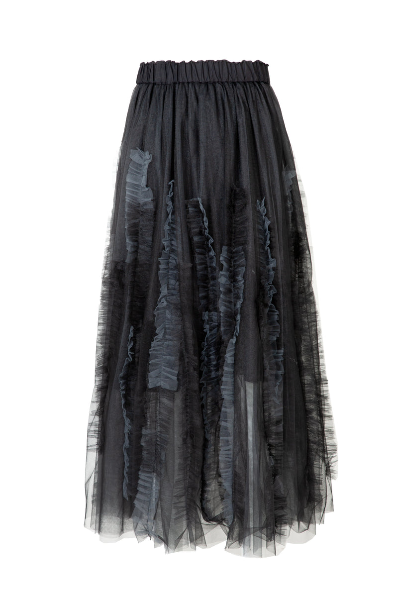 YOUNG AND MESH SKIRT