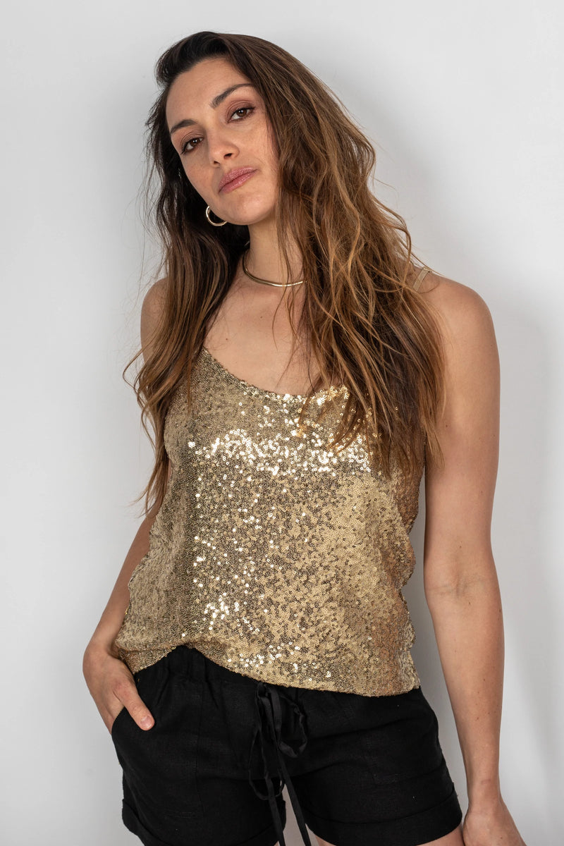 TWINKLE CAMI | CHAMPAGNE